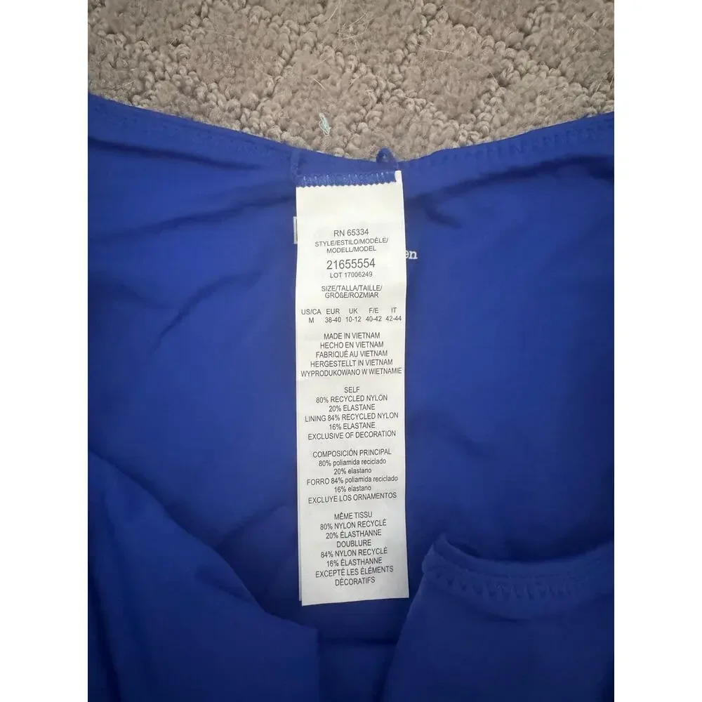 NWOT Polo Ralph Lauren Kennedy Modern High Leg Bikini in Ultramarine SZ S